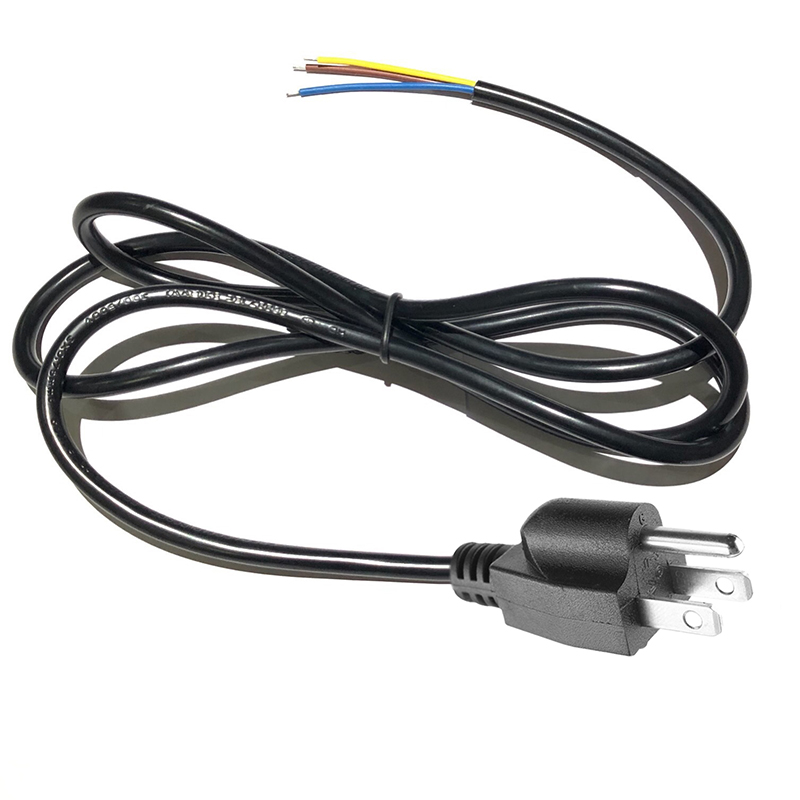 美標(biāo)三芯單頭電源線(xiàn)